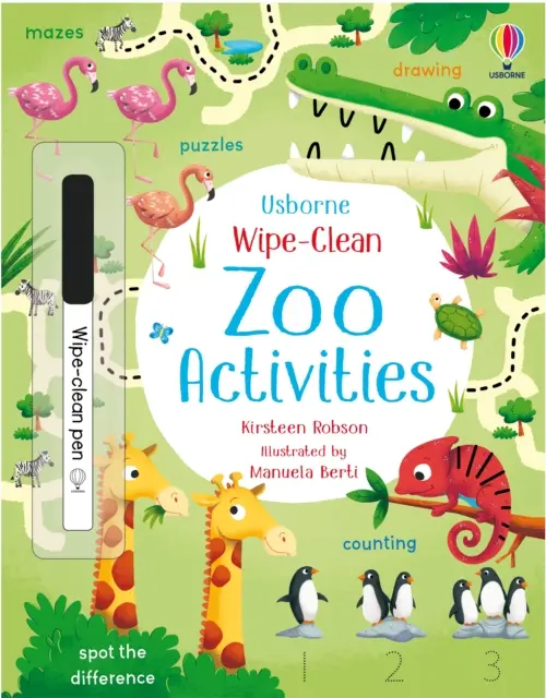 Aktivity se stíracími papírky ZOO - Wipe-Clean Zoo Activities