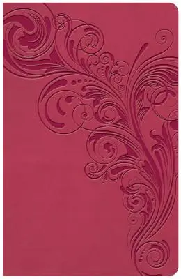 KJV Large Print Personal Size Reference Bible, Pink Leathertouch s indexem - KJV Large Print Personal Size Reference Bible, Pink Leathertouch Indexed
