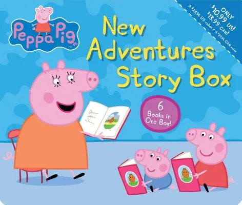Box s příběhy o nových dobrodružstvích (Prasátko Peppa) - New Adventures Story Box (Peppa Pig)