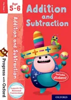 Pokrok s Oxfordem: Sčítání a odčítání 5-6 let - Progress with Oxford: Addition and Subtraction Age 5-6