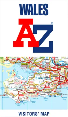 Wales A-Z mapa pro návštěvníky - Wales A-Z Visitors' Map