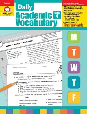 Daily Academic Vocabulary Grade 4 [s průhlednými fóliemi] - Daily Academic Vocabulary Grade 4 [With Transparencies]