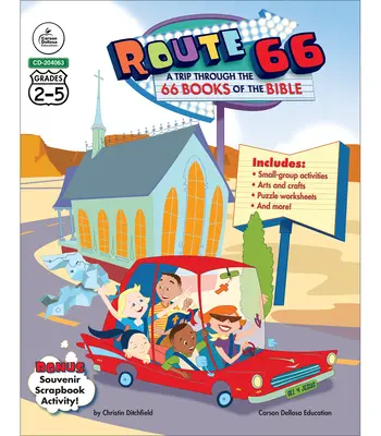 Route 66: Výlet po 66 knihách Bible, 2. - 5. třída - Route 66: A Trip Through the 66 Books of the Bible, Grades 2 - 5