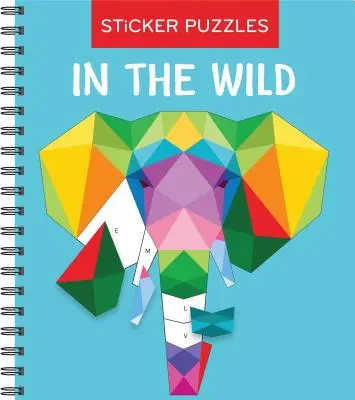 Hry na mozek - Samolepky podle písmen: (Samolepkové hádanky - kniha aktivit pro děti) - Brain Games - Sticker by Letter: In the Wild (Sticker Puzzles - Kids Activity Book)