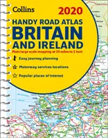 2020 Collins Handy Road Atlas Británie a Irsko - 2020 Collins Handy Road Atlas Britain and Ireland