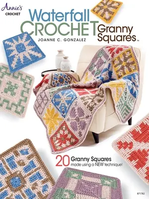 Háčkování vodopádů ve tvaru čtverců - Waterfall Crochet Granny Squares