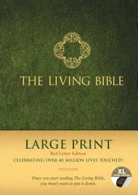 Živá bible ve velkém tisku (The Living Bible Large Print Red Letter Edition) - The Living Bible Large Print Red Letter Edition