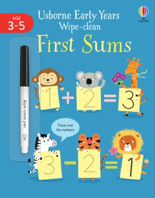 Stírací samolepky pro nejmenší První částky - Early Years Wipe-Clean First Sums