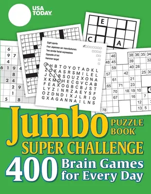 USA Today Jumbo Puzzle Book Super Challenge, 27: 400 hlavolamů na každý den - USA Today Jumbo Puzzle Book Super Challenge, 27: 400 Brain Games for Every Day