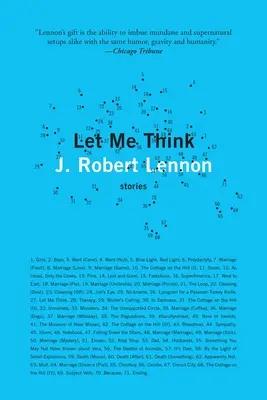 Nechte mě přemýšlet: Povídky - Let Me Think: Stories