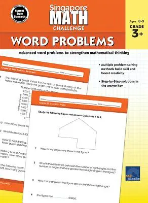Slovní úlohy Singapurské matematické výzvy, 3. - 5. třída - Singapore Math Challenge Word Problems, Grades 3 - 5