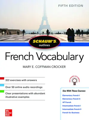Schaum's Outline of French Vocabulary, 5. vydání - Schaum's Outline of French Vocabulary, Fifth Edition