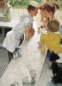 Norman Rockwell's the Soda Jerk from Saturday Evening Post Notebook (Norman Rockwell: Škubánek s limonádou ze zápisníku Saturday Evening Post) - Norman Rockwell's the Soda Jerk from the Saturday Evening Post Notebook