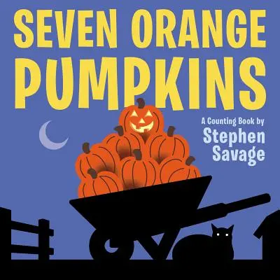 Sedm oranžových dýní Desková kniha - Seven Orange Pumpkins Board Book