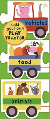 Chunky Set: Hra s traktorem: Barvy, 123, Zvířata - Chunky Set: Play Tractor: Colors, 123, Animals