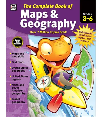 Kompletní učebnice map a zeměpisu, 3. - 6. třída - The Complete Book of Maps & Geography, Grades 3 - 6