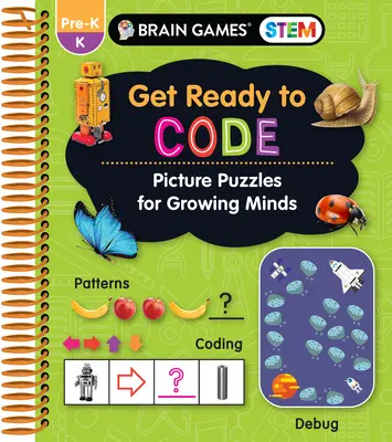 Brain Games Stem - Připravte se na kódování: (Pracovní sešit) - Brain Games Stem - Get Ready to Code: Picture Puzzles for Growing Minds (Workbook)