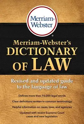 Merriam-Websterův slovník práva - Merriam-Webster's Dictionary of Law