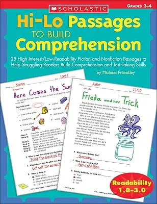 Hi-Lo Passages to Build Comprehension: Třídy 3-4 - Hi-Lo Passages to Build Comprehension: Grades 3-4
