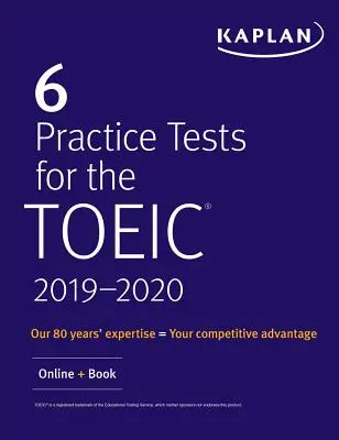 6 cvičných testů pro poslech a čtení Toeic: Vyzkoušejte si cvičení a testy pro poslech a čtení textu a poslech písma. - 6 Practice Tests for Toeic Listening and Reading: Online + Audio