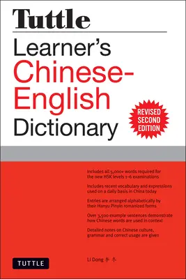 Tuttle Learner's Chinese-English Dictionary: Čínsko-čínský slovník pro studenty: Revidované druhé vydání (plně romanizované) - Tuttle Learner's Chinese-English Dictionary: Revised Second Edition (Fully Romanized)
