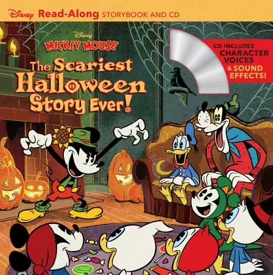 Disney Mickey Mouse: Nejstrašidelnější halloweenský příběh všech dob! [s audio CD] - Disney Mickey Mouse: The Scariest Halloween Story Ever! [With Audio CD]