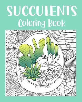 Sukulenty Omalovánky - Succulents Coloring Book