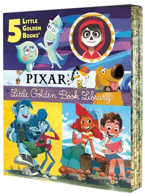Malá zlatá knihovna Pixaru (Disney/Pixar): Coco, Vzhůru, Vzhůru, Duše, Luca - Pixar Little Golden Book Library (Disney/Pixar): Coco, Up, Onward, Soul, Luca