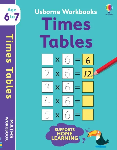 Pracovní sešity Usborne Times Tables 6-7 - Usborne Workbooks Times Tables 6-7