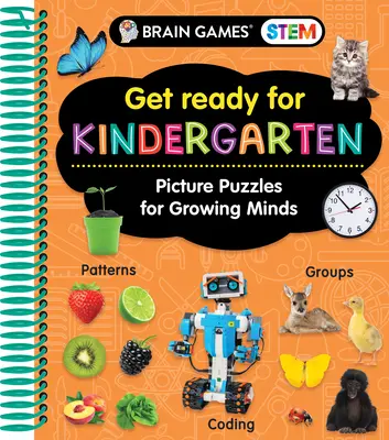 Hry na mozkový kmen - Připravte se na mateřskou školu: Obrázkové hádanky pro rostoucí mozky (pracovní sešit) - Brain Games Stem - Get Ready for Kindergarten: Picture Puzzles for Growing Minds (Workbook)
