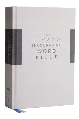 Niv, Lucado Encouraging Word Bible, šedá barva, plátěný potah, pohodlný potisk: Bible svatá, nová mezinárodní verze - Niv, Lucado Encouraging Word Bible, Gray, Cloth Over Board, Comfort Print: Holy Bible, New International Version