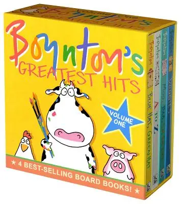 Boynton's Greatest Hits the Big Blue Box: A to Z; Pejsci; Modrý klobouk, zelený klobouk. - Boynton's Greatest Hits the Big Blue Box: Moo, Baa, La La La!; A to Z; Doggies; Blue Hat, Green Hat