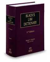 Black's Law Dictionary 11. vydání, pevná vazba - Black's Law Dictionary 11th Edition, Hardcover