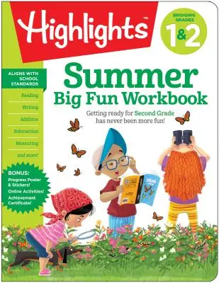 Letní velká zábava Pracovní sešit Bridging Grades 1 & 2 - Summer Big Fun Workbook Bridging Grades 1 & 2