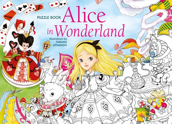 Alenka v říši divů - Alice in Wonderland Puzzle Book