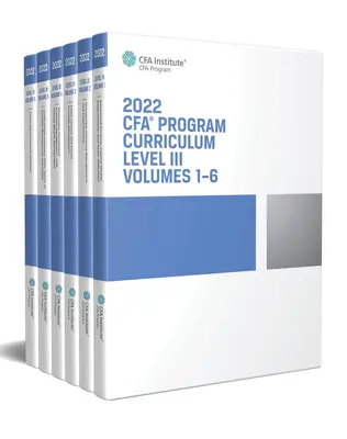 2022 CFA Program Curriculum III. úrovně Box Set - 2022 CFA Program Curriculum Level III Box Set