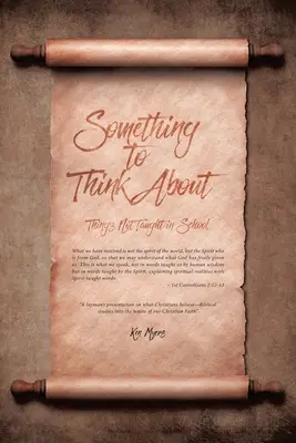 Něco k zamyšlení: Věci, které se ve škole neučí - Something to Think About: Things Not Taught in School