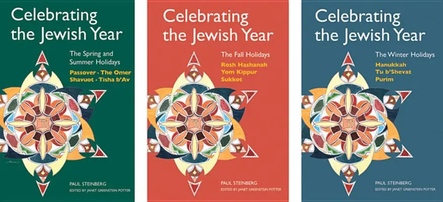 Oslavy židovského roku, třísvazkový komplet - Celebrating the Jewish Year, 3-Volume Set