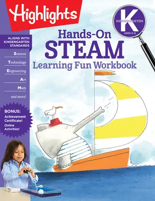 Pracovní sešit pro mateřské školy Hands-On Steam Learning Fun - Kindergarten Hands-On Steam Learning Fun Workbook
