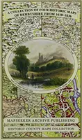 Sbírka čtyř historických map Derbyshire z let 1610-1836 - Collection of Four Historic Maps of Derbyshire from 1610-1836