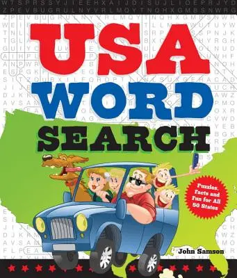 USA Hledání slov: Hádanky, fakta a zábava pro 50 států - USA Word Search: Puzzles, Facts, and Fun for 50 States