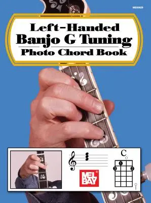 Banjo pro leváky G ladění Fotokniha akordů - Left-Handed Banjo G Tuning Photo Chord Book
