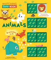 Kniha her se zvířaty: Knížka o zvířatech: 4 aktivity v 1! - Animals Matching Game Book: 4 Activities in 1!