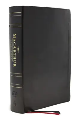 Nkjv, MacArthurova studijní bible, 2. vydání, pravá kůže, černá, pohodlný tisk: Vychází z Boží pravdy verš po verši. - Nkjv, MacArthur Study Bible, 2nd Edition, Genuine Leather, Black, Comfort Print: Unleashing God's Truth One Verse at a Time