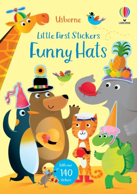 Malé první samolepky Zábavné čepice - Little First Stickers Funny Hats