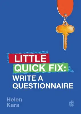 Napište dotazník: Malá rychlá oprava - Write a Questionnaire: Little Quick Fix