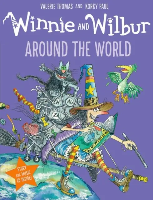 Winnie a Wilbur: Cesta kolem světa s audio CD - Winnie and Wilbur: Around the World
