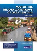 Mapa vnitrozemských vodních cest Velké Británie - Map of the Inland Waterways of Great Britain