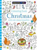 Omalovánky Vánoce se stíracími převody - Colouring Book Christmas with rub-down transfers