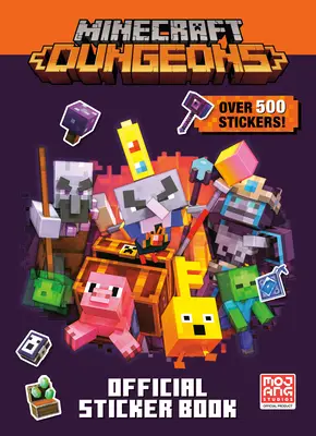 Minecraft Oficiální knížka samolepek (Minecraft) - Minecraft Official Dungeons Sticker Book (Minecraft)